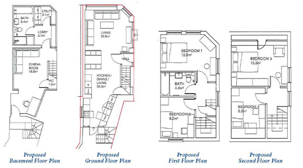 Lot: 21 - PERIOD MIXED USE PROPERTY WITH RESIDENTIAL CONSENT FOR A FOUR-BEDROOM TOWN HOUSE -